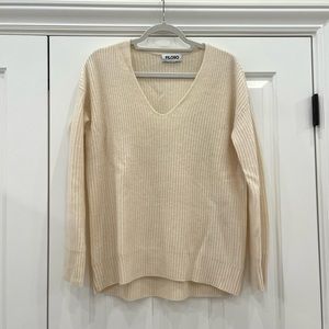Cashmere White Sweater